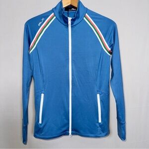 Ralph Lauren RLX Women’s Blue Golf Jacket XS preppy Sporty Track